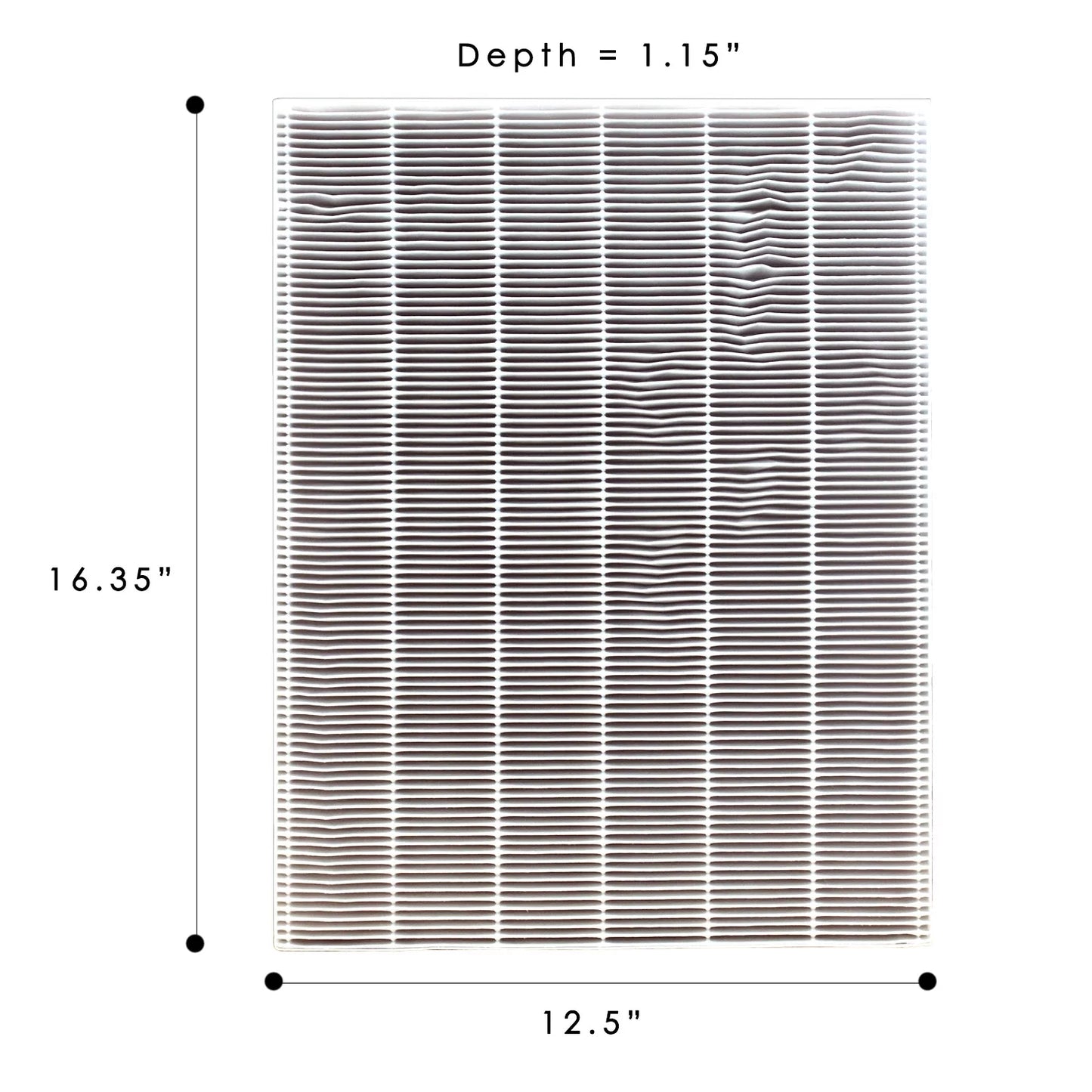 HEPA Filter Winix 115115 Replacement Filter A C535, 5300-2, 6300-2,P300, 5300 and 5500 (2 Set)