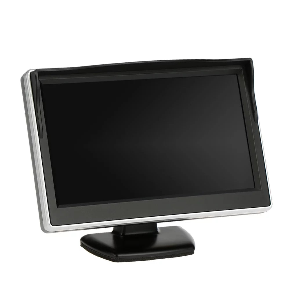 Tomshoo 5 Inch TFT LCD Display Monitor Car Rear View Backup Reverse System + Parking Camera, Clear Image, Easy Installation, Ideal Cars and Trucks