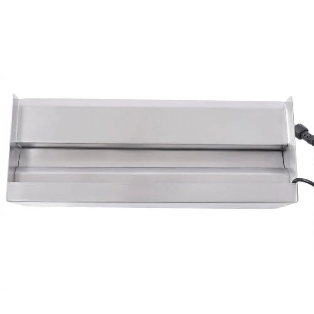 Silver 11.8" Pool Fountain Waterfall Spillway Stainless Steel Pond Cascade