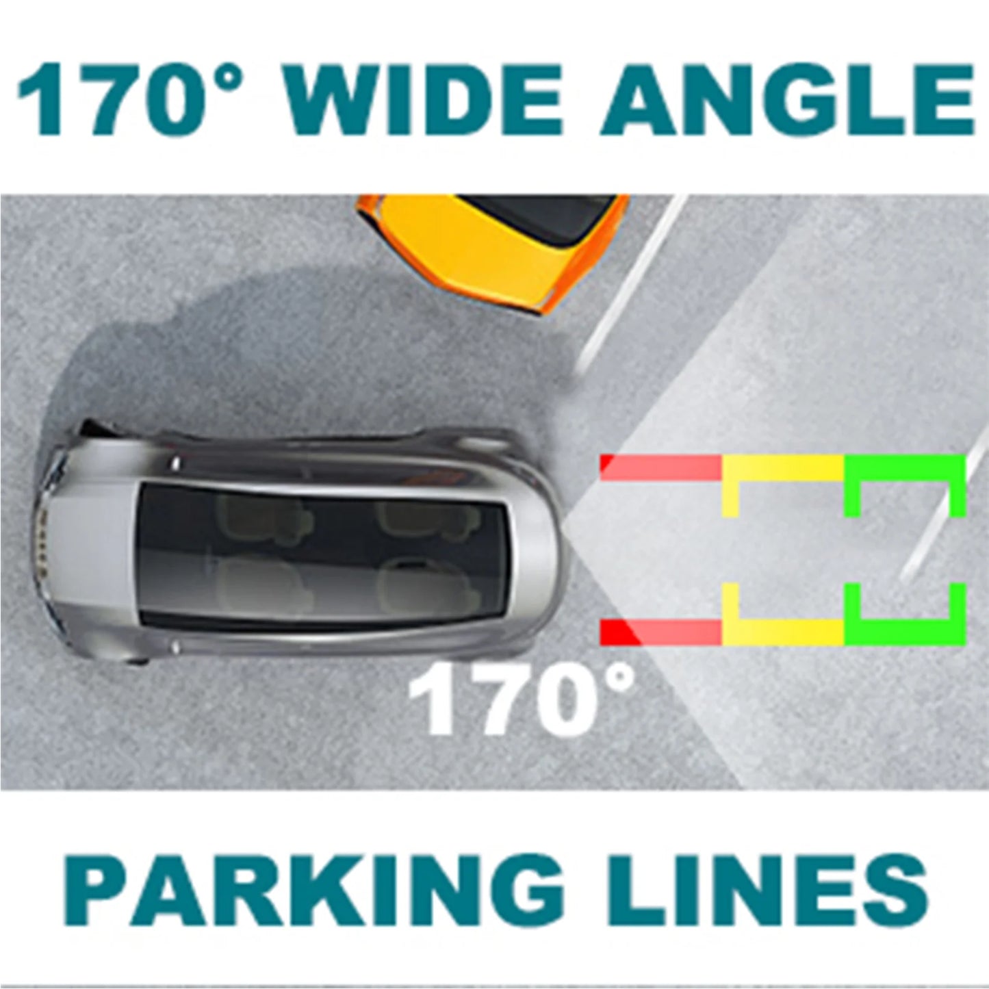 7" Display AHD 1080P Wireless 3CH Rear View Backup Camera Kit Truck Trailer