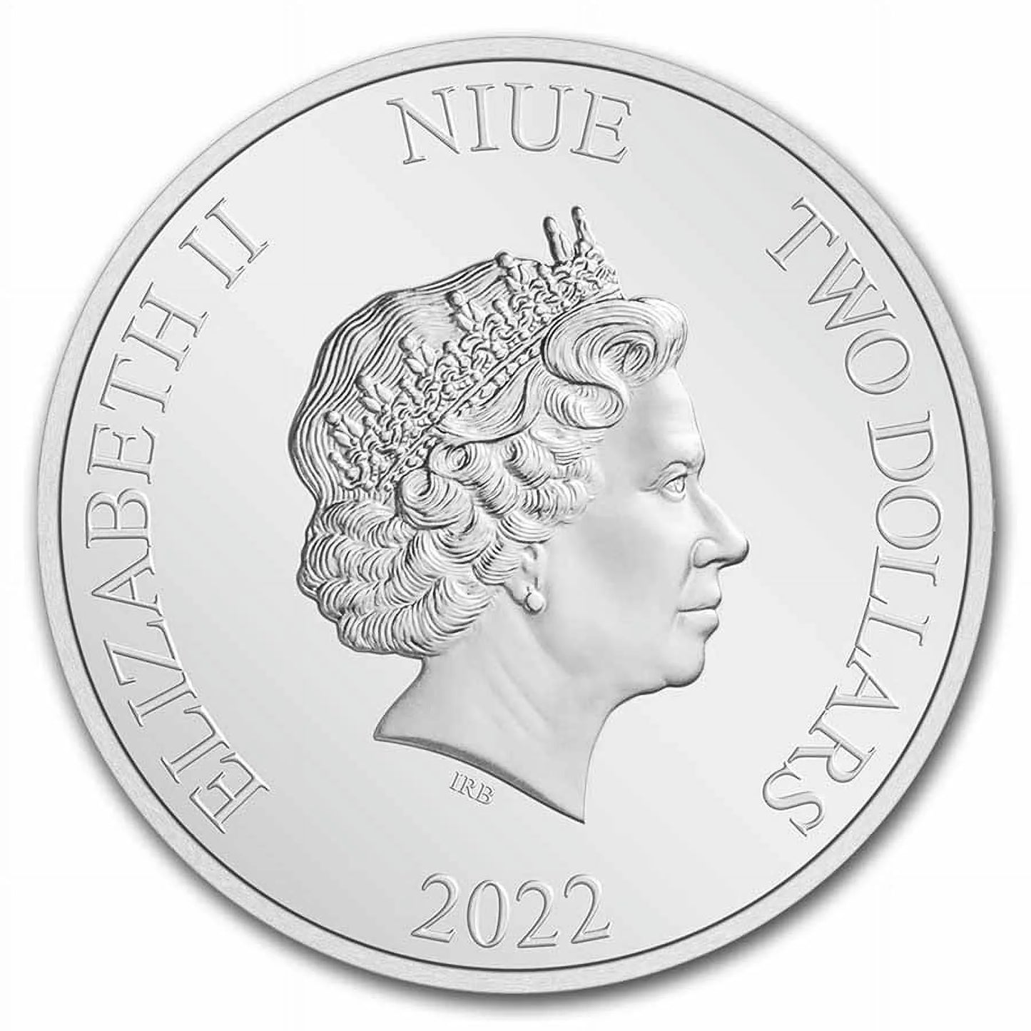 2022 Niue 1 oz Silver $2 DC Comics Justice League: The Flash