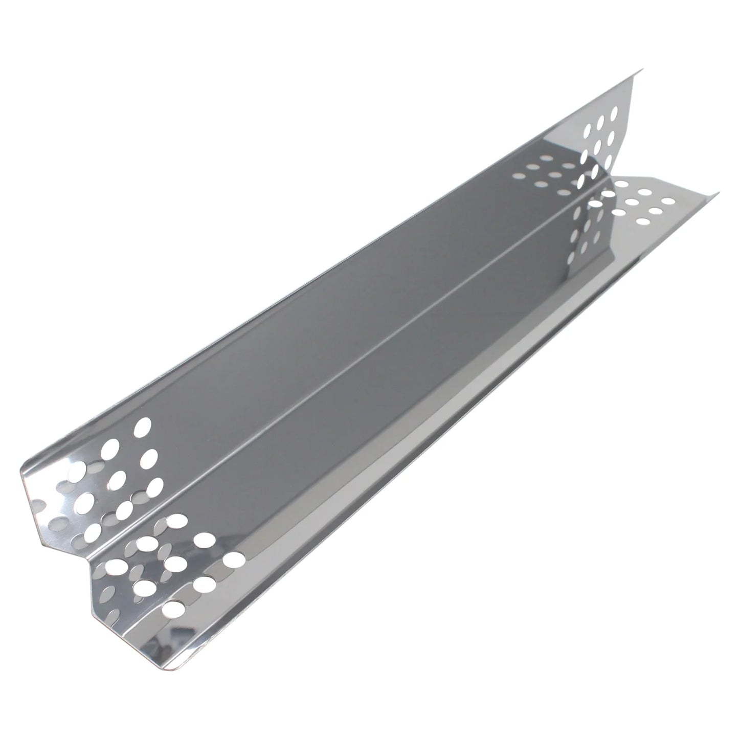 3-Pack BBQ Grill Heat Shield Plate Tent Replacement Parts Kitchenaid 730-0336D - Barbeque Stainless Steel Flame Tamer, Flavorizer Bar, Vaporizer Bar, Burner Coating 16 1/8"