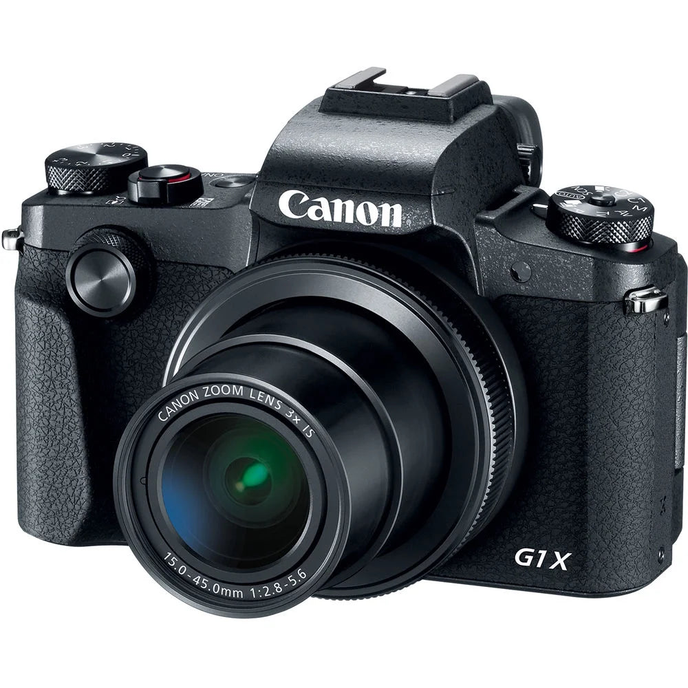 6TH Ave Electronics Bundle For Canon PowerShot G1 X Mark III Digital Camera (2208C001), 64GB Card, 2 x NB13L Battery, Corel Software, Charger, LED Light, Soft Bag + More (International Model)