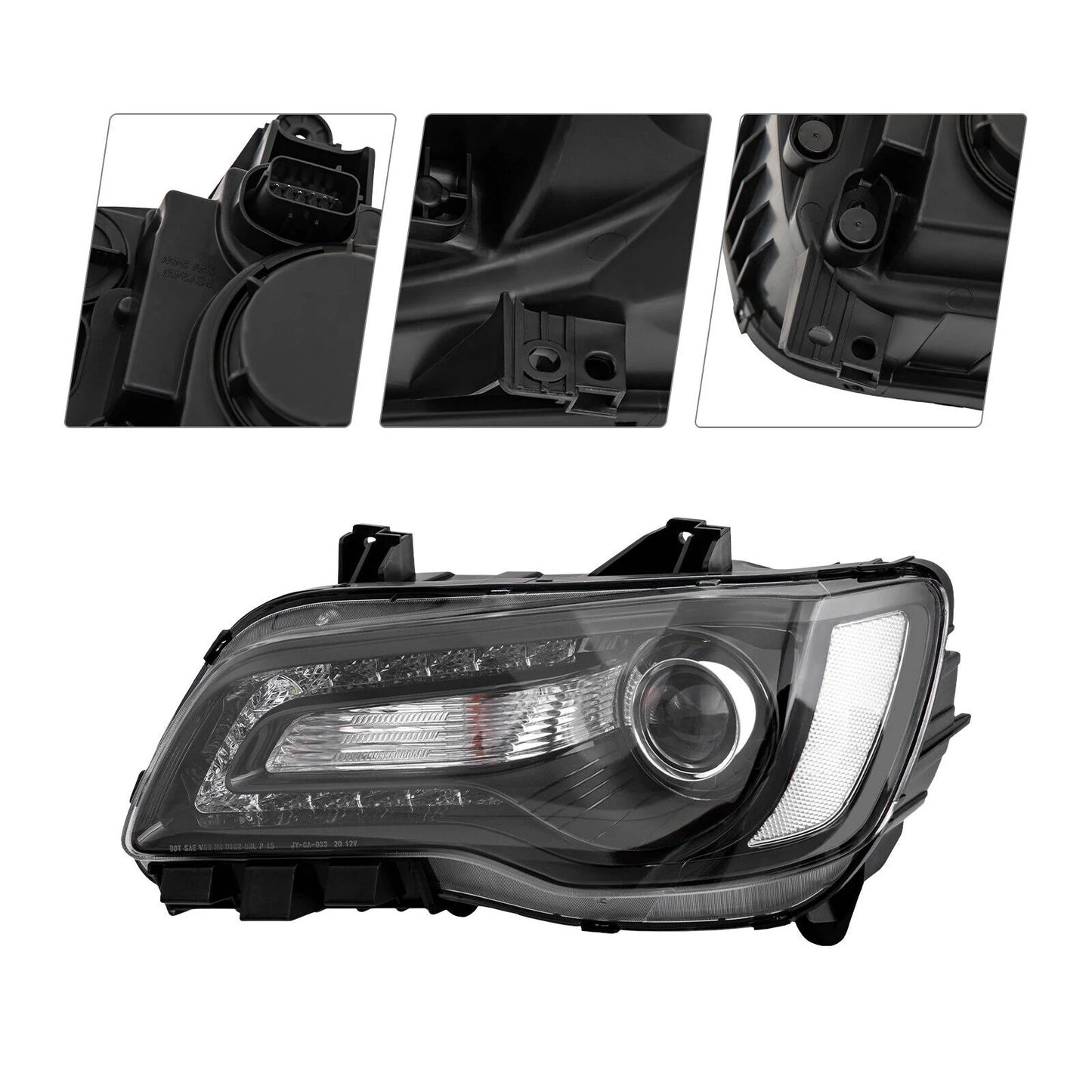 Driver Left Side Halogen Headlight Assembly Chrysler 300 2015 2016 2017 New