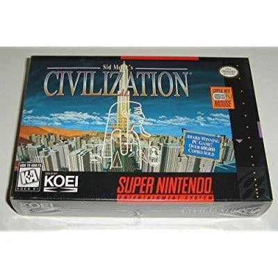 Civilization SNES Super Nintendo