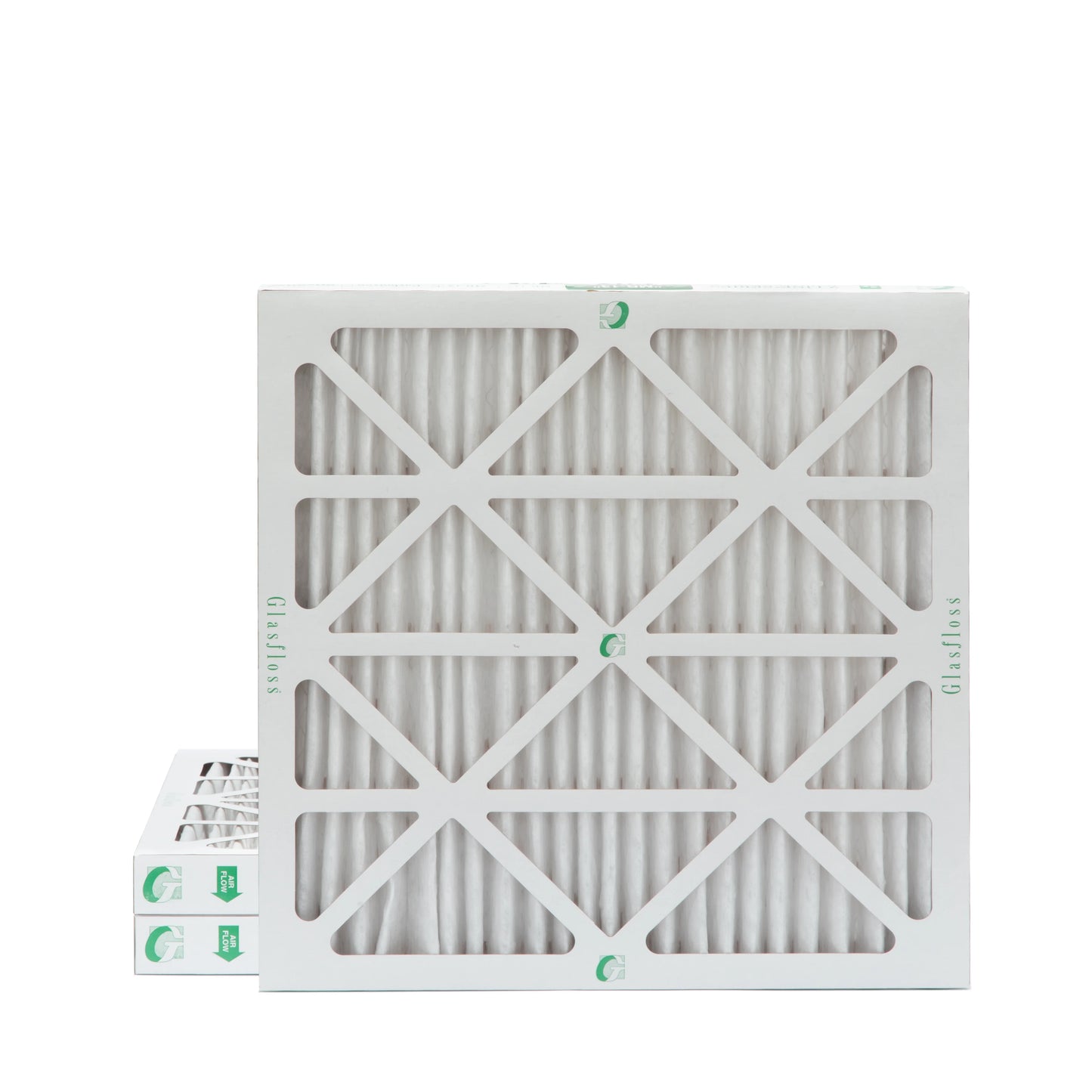 3 Pack of 12x12x2 MERV 13 Pleated 2" Inch Air Filters by Glasfloss. Actual Size: 11-1/2 x 11-1/2 x 1-3/4