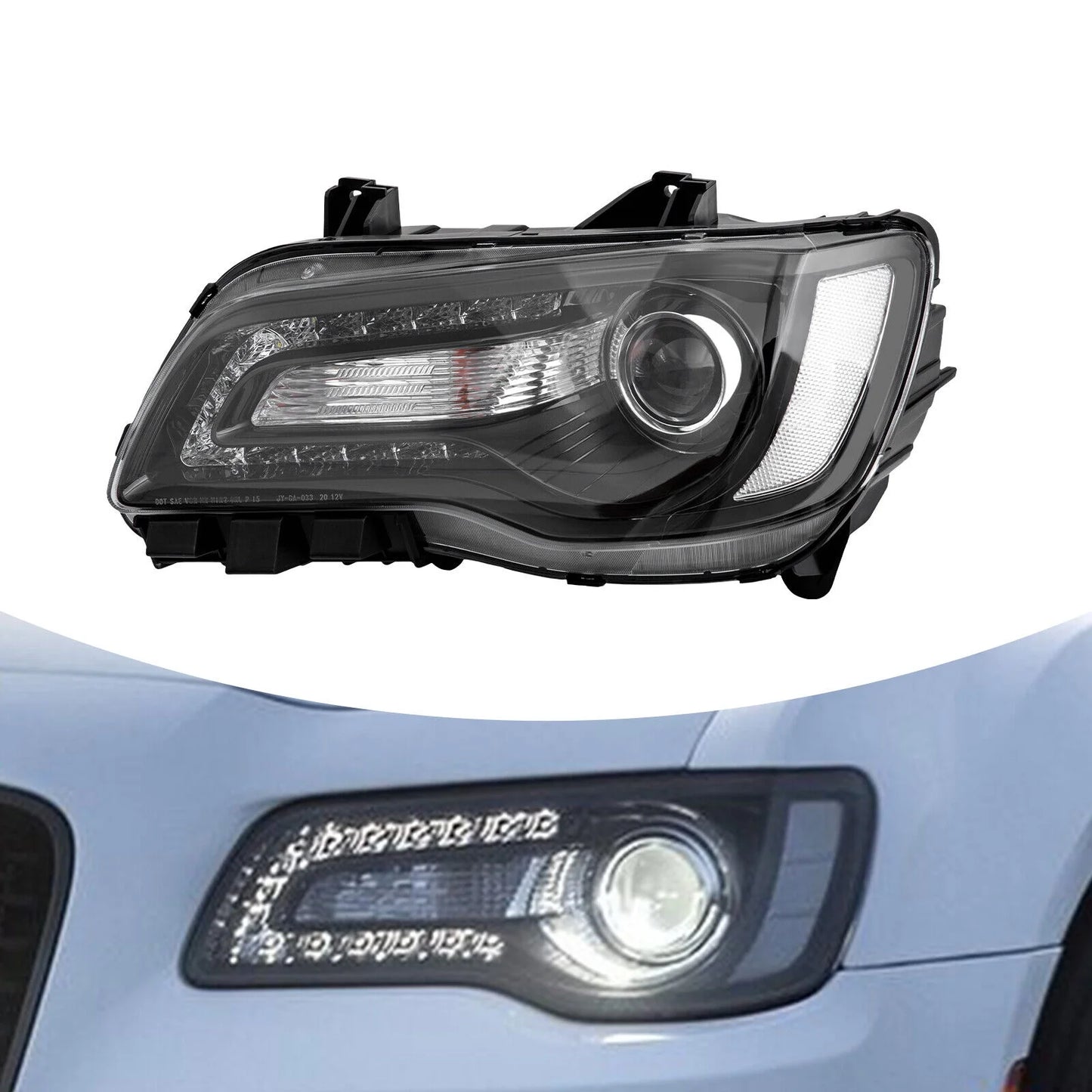 Driver Left Side Halogen Headlight Assembly Chrysler 300 2015 2016 2017 New