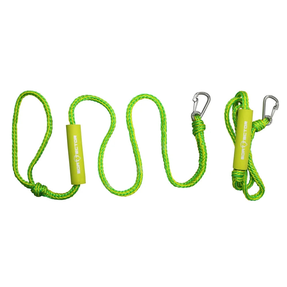 Extreme Max 3006.3132 Watercraft PWC Dock Line Value 2-Pack - 9 Ft., Green and Yellow