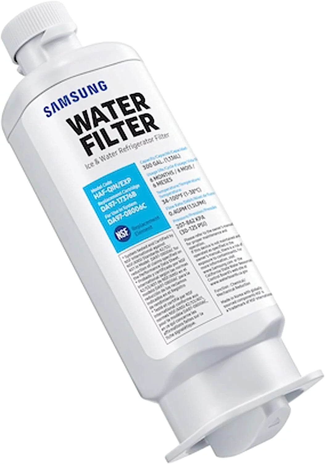 3 Pack With HAF-QIN/EXP, DA97-17376B, DA97-08006C, HAF-QIN Refrigerator Water Filter