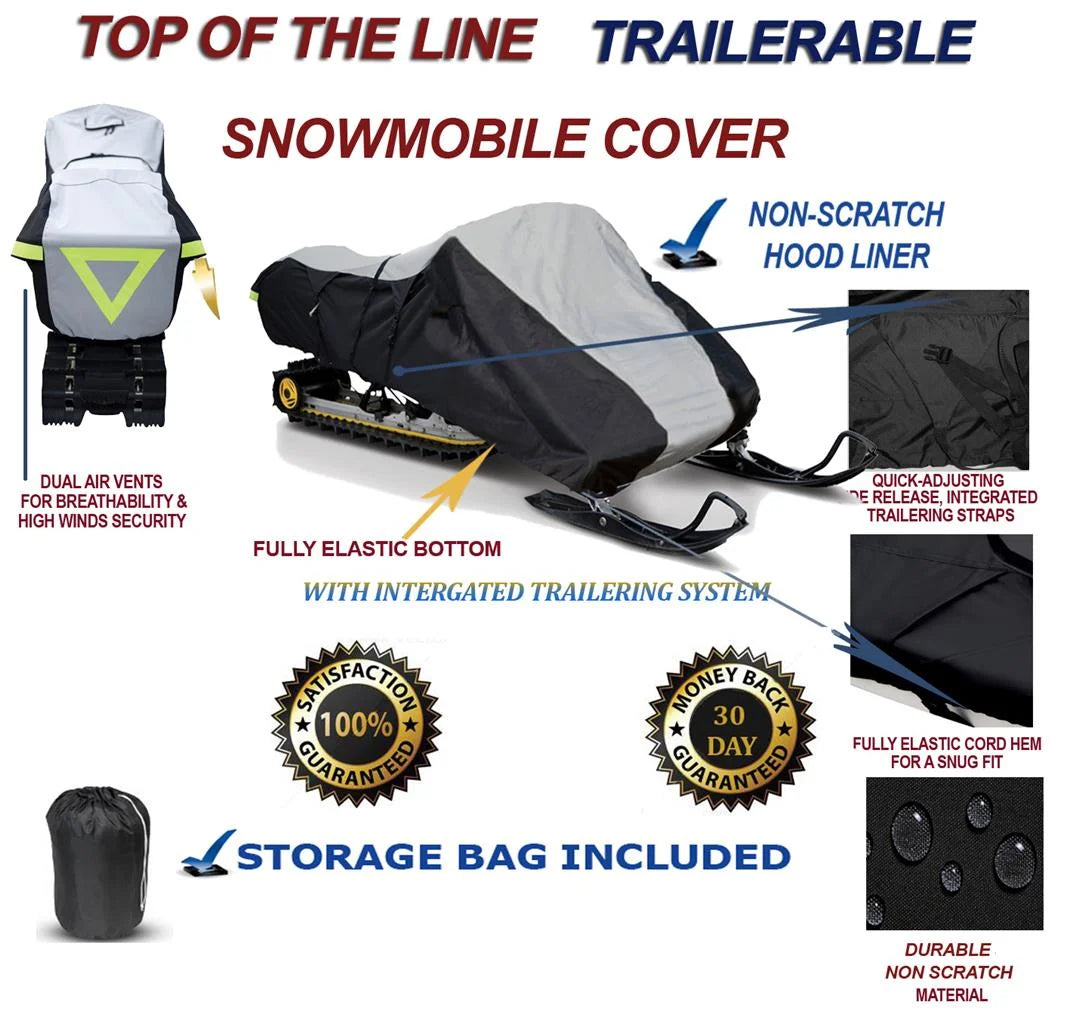 600D Snowmobile Travel and Storage Protection 2004-2005 Model Year Ski Doo Bombardier GSX LIMITED Sleds. Slush and Mud Protection