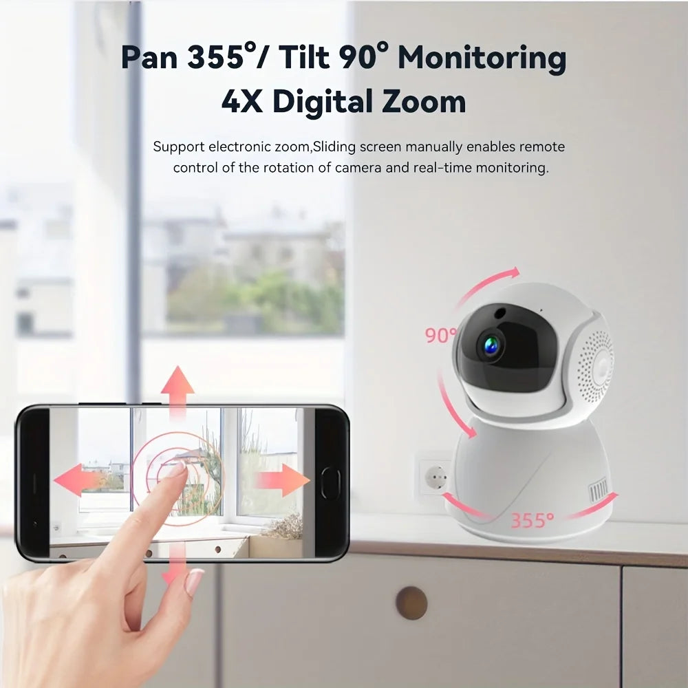 Wireless WIFI PTZ Camera IP CCTV Security Protector Surveillance Camera Smart Auto Tracking Baby Monitor