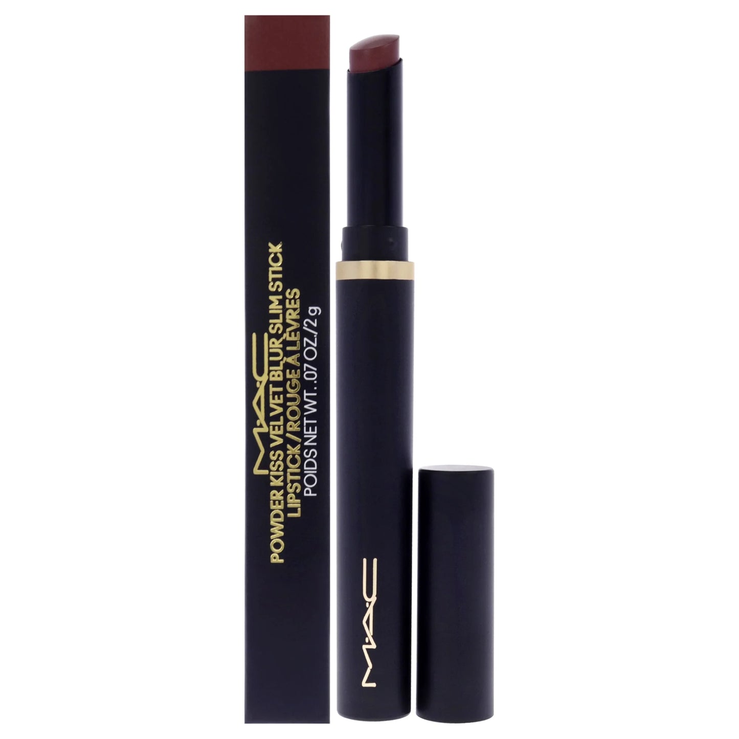 MAC Powder Kiss Velvet Blur Slim Stick - Rose Mary , 0.7 oz Lipstick