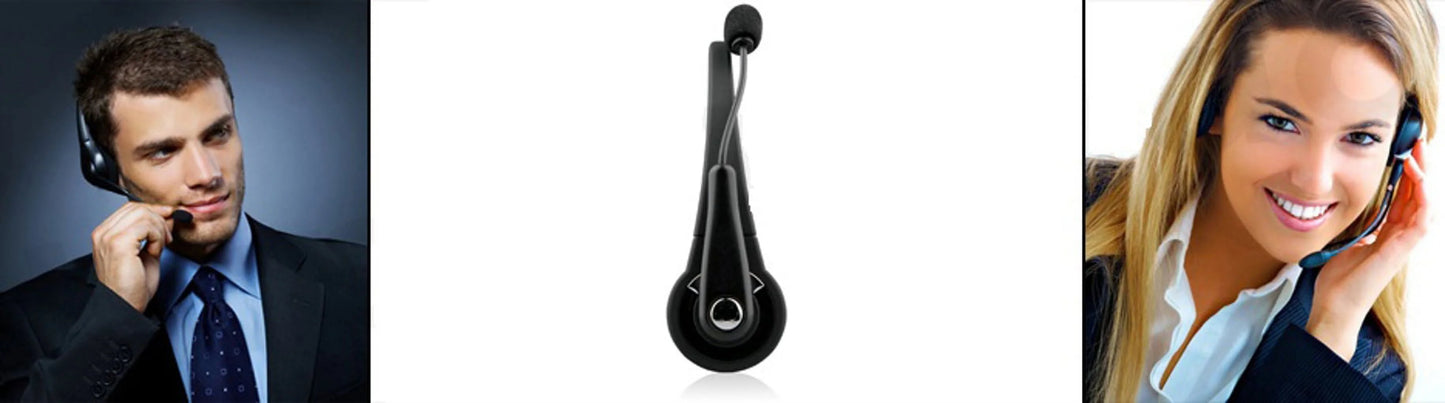 Wireless Headphone Samsung Galaxy Tab A9/A8 10.5" (2021)/A7 10.4" (2020) - With Boom Microphone Mono Headset Earphone Single Earbud Galaxy Tab A9/A8 10.5" (2021)/A7 10.4" (2020)