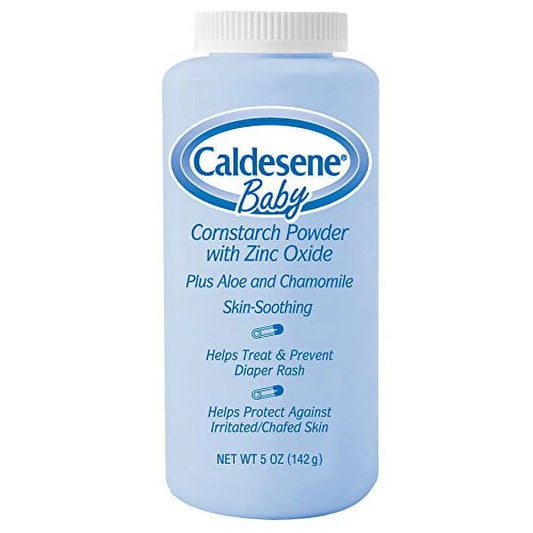 4 Pack Caldesene Baby Cornstarch Powder With Zinc Oxide 5 oz Each