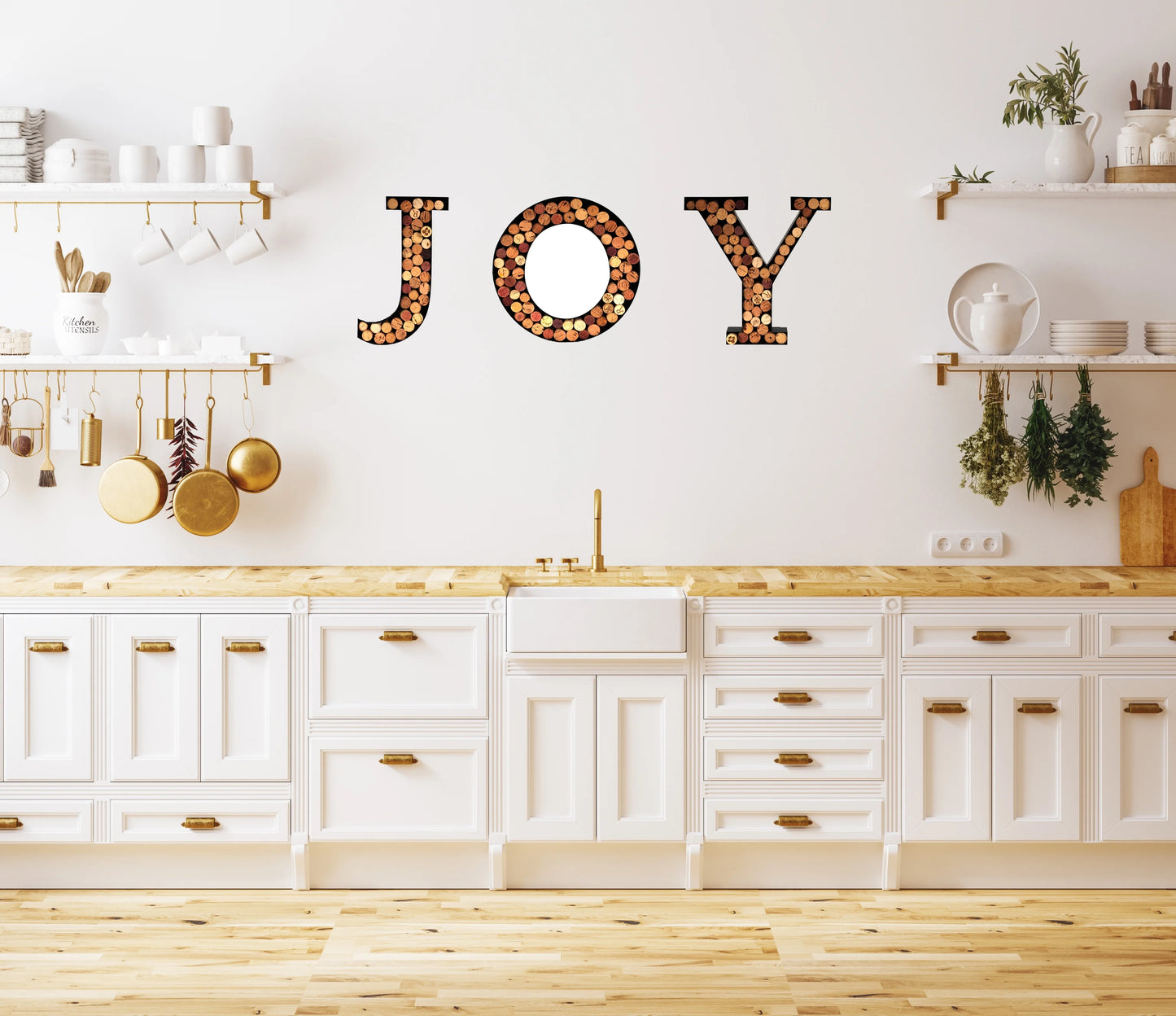 Wine Cork Holder Makes Excellent Wine Accessories Perfect Monogrammed Gifts Women to Store Wine Corks. Wine Decor or Wine Cork Holder Decor Will Brighten Up Kitchen! (Letter M)