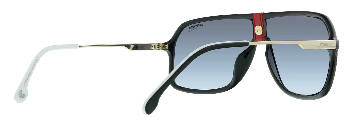 Carrera 1019/S Pilot Sunglasses, Gold/Gray Shaded, 64mm, 10mm