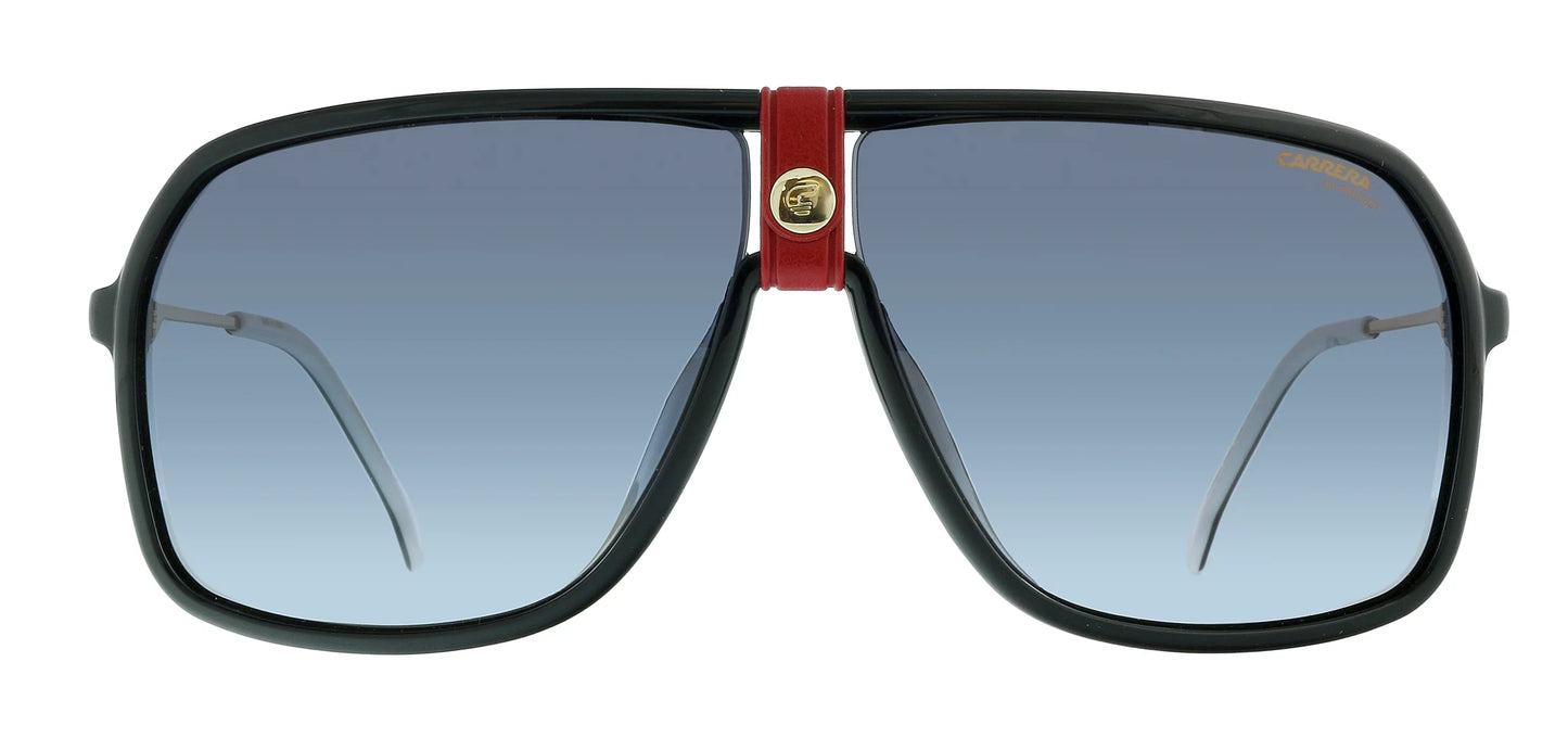 Carrera 1019/S Pilot Sunglasses, Gold/Gray Shaded, 64mm, 10mm