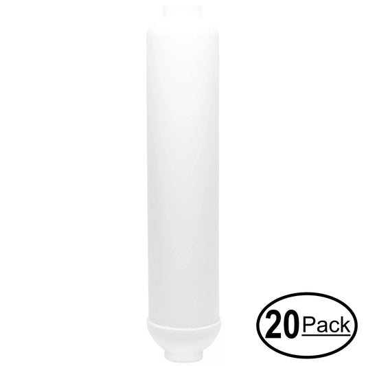 20-Pack Replacement Watts RO-TFM-4SV Inline Filter Cartridge - Universal 10-inch Cartridge WATTS PREMIER 500025 FOUR STAGE REVERSE OSMOSIS SYSTEM - Denali Pure Brand
