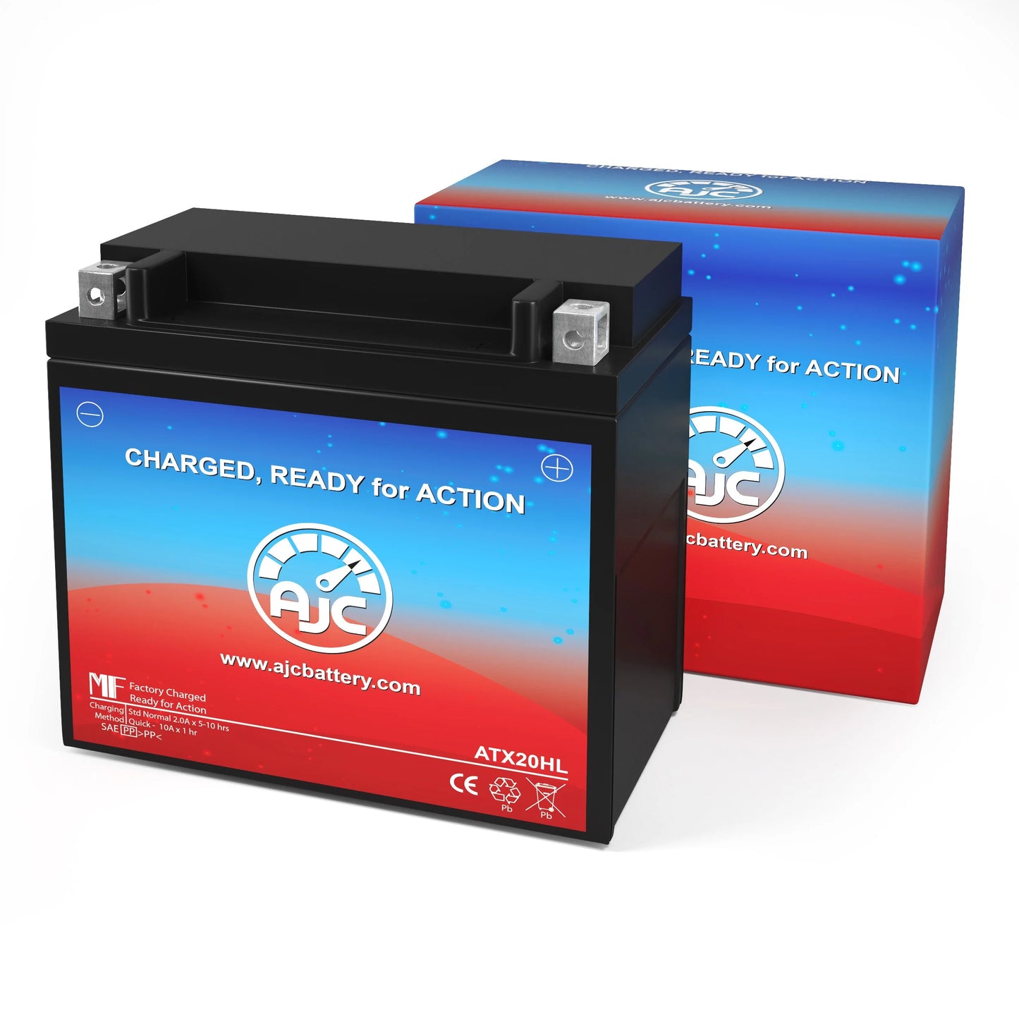 AJC Battery with Kawasaki (Jet Ski) SX-R 1498 1498CC Personal Watercraft Replacement Battery (2017-2020)