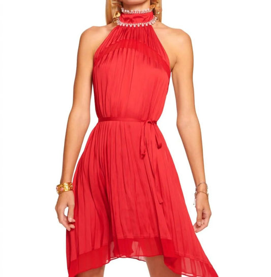 Women's Ramy Brook Black Tie, Party Size M Cocktail Dress Soiree Red