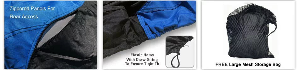 proof Jet Ski Wrap For YAMAHA Wave Runner FX SHO 2008-2011 - / Black Color - All - Trailerable - Protects from Rain, Sun, And More! Includes Trailer Straps And Storage Bag