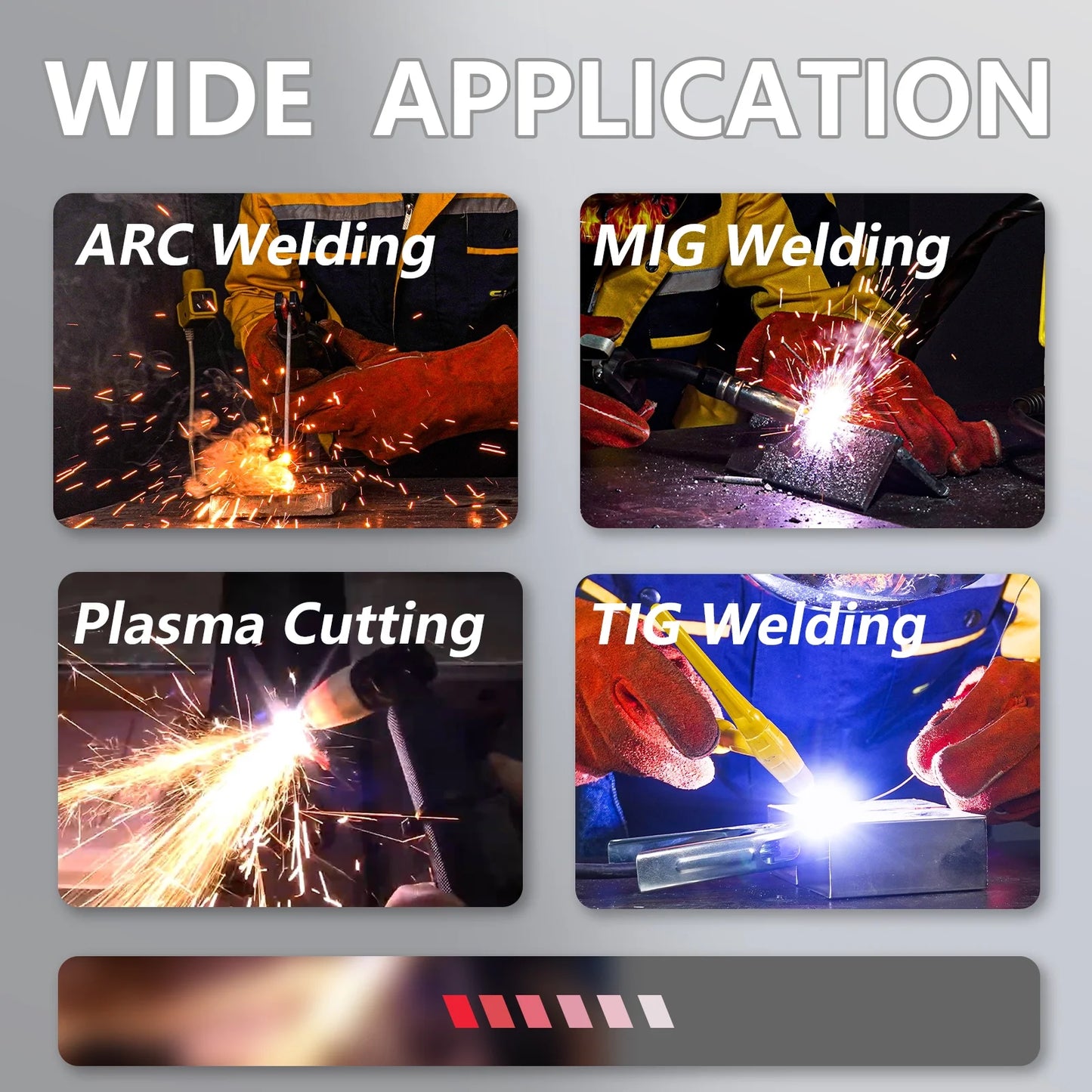 SSimder Auto Darkening True Color Solar Power Large Viewing Screen Welding Helmet RLM-800 , 4 Arc Sensor Wide Shade 4/5-9/9-13 TIG MIG Arc Weld Grinding Welder Mask