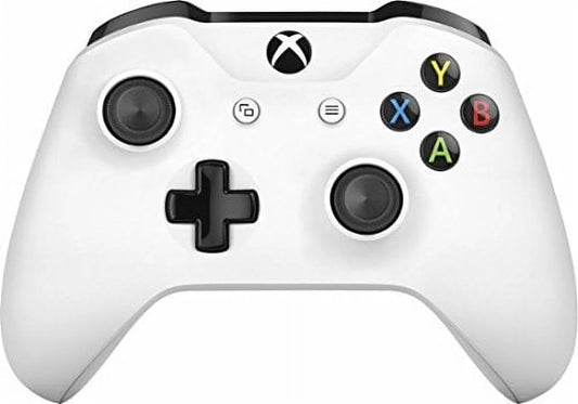 White Xbox One S / X Rapid Fire Custom Modded Controller 40 Mods All Major Shooter Games WW2 (with 3.5 jack)