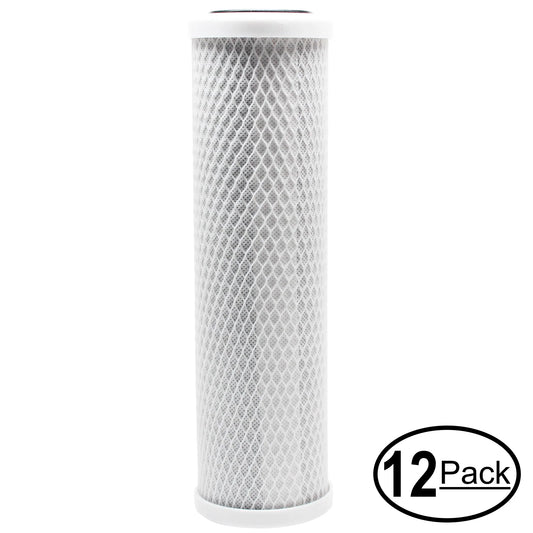 16-Pack Replacement PurePro FS-8000 Activated Carbon Block Filter - Universal 10 inch Filter PurePro Aquarium RO/DI System - Denali Pure Brand