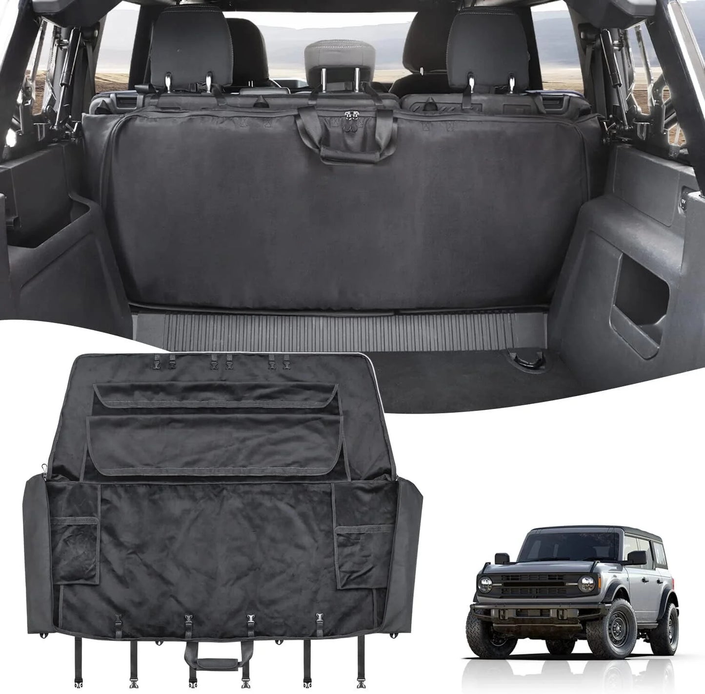 Soft Top Window Storage Bag For Ford Bronco Accessories 2021-2022 FAST SHIPPING