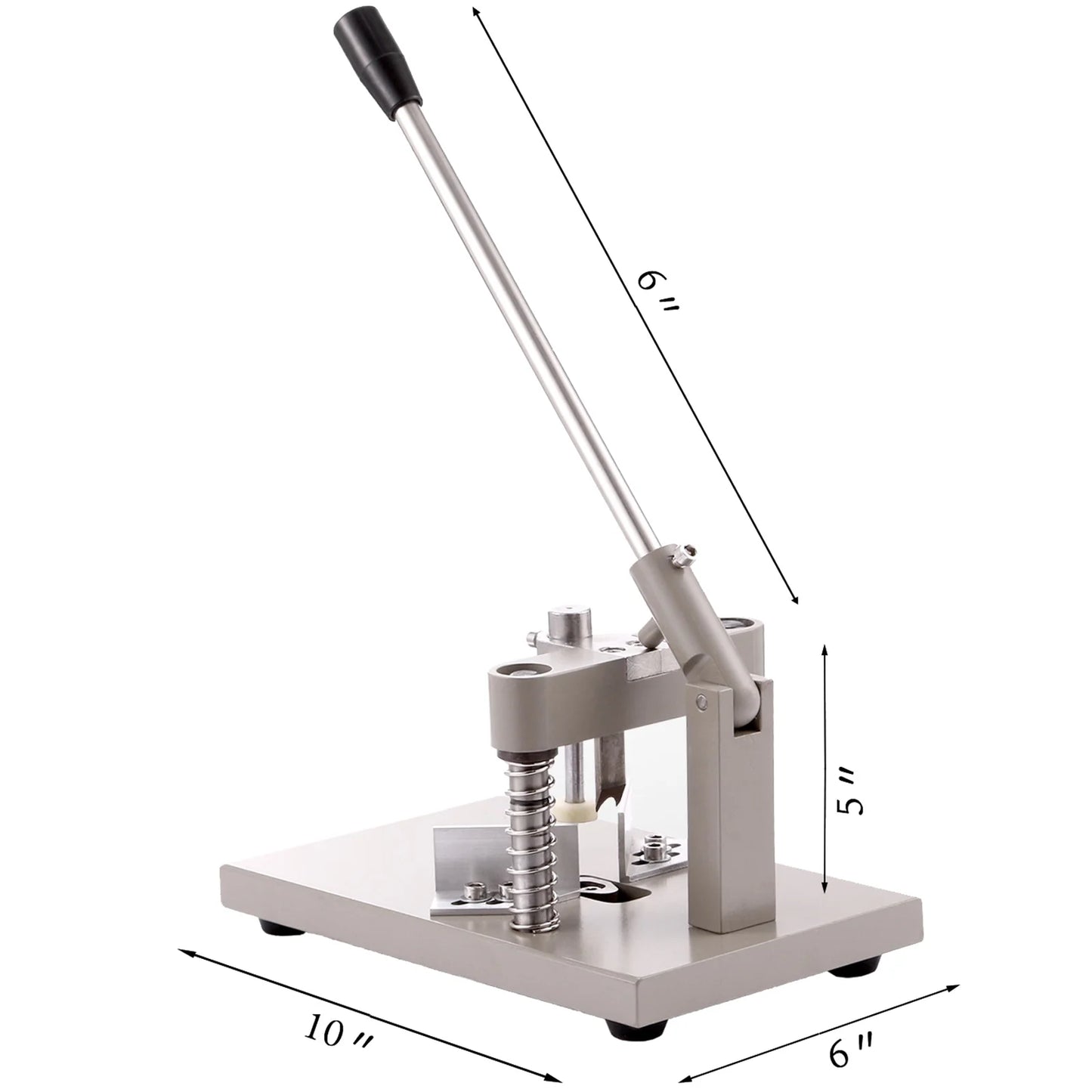 VEVOR Corner Rounder Cutter 2 Dies R6 R10 Corner Cutter with Paper-Holding Device Radius Machine Rounder Cutter Printing and Packaging Industry