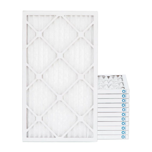 14x24x1 MERV 8 ( MPR 600, FPR 5-6 ) 1" Air Filters AC & Furnace. Case of 12. Exact Size: 13-1/2 x 23-1/2 x 3/4