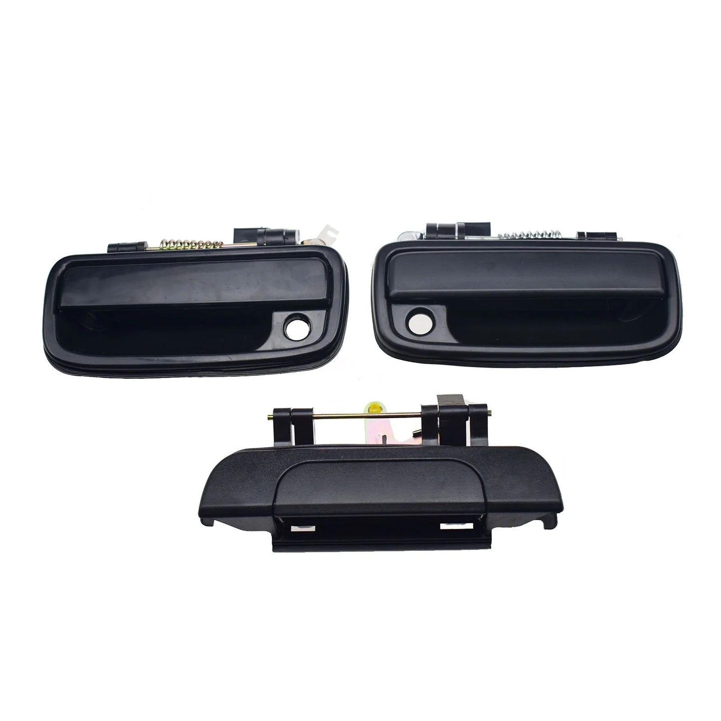3Pcs Tailgate & Exterior Front Door Handle Kit 1995-04 Toyota Tacoma Pickup