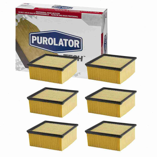 6 pc Purolator TECH TA56314 Air Filters 33-5005 46930 46930FR 53034051AA 53034051AB 6930 6930FR A6314 A8837 AF1326 AF6314 CA10261 CAP10261 CFA1326 LAF8837 LX 3069 MA6314 P6930 PA4318 PA6314