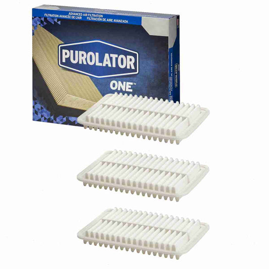 3 pc Purolator ONE A35432 Air Filters 66673 Intake Inlet Manifold Fuel Delivery Filters