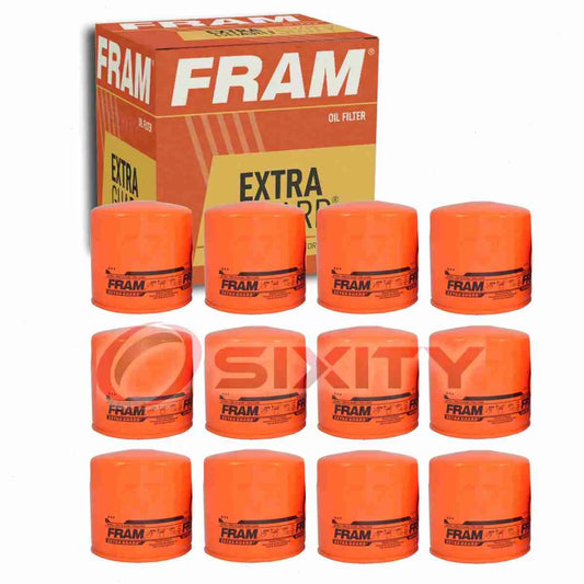 12 pc FRAM PH8994 Extra Guard Engine Oil Filters 68197867AB FF1279 P551833 W56022 WF10112 Oil Change Lubricant Filters Fits select: 1998-2005 VOLKSWAGEN PASSAT, 2000-2002 AUDI S4
