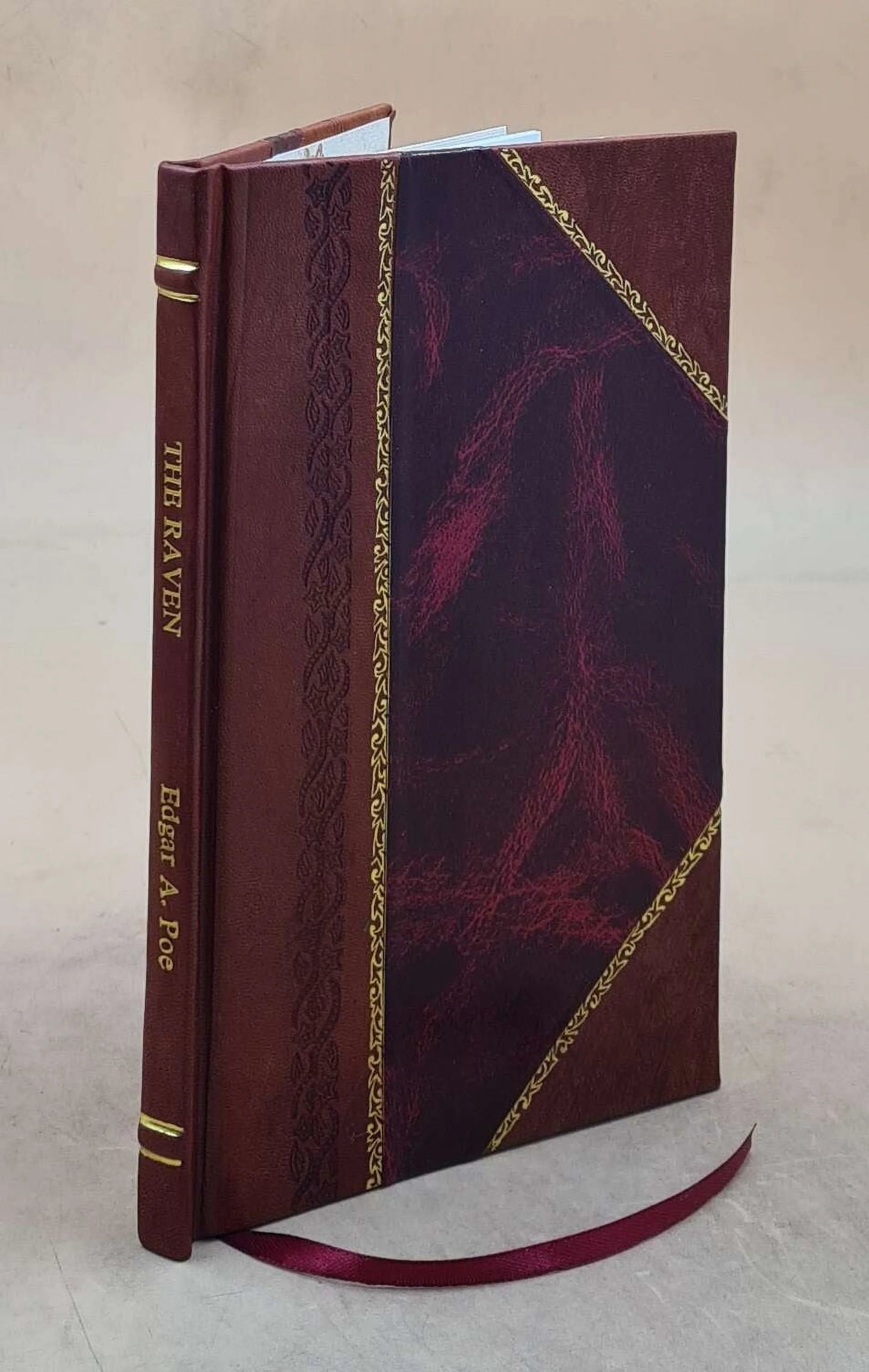 The Raven / by Edgar A. Poe. 1873 [Leather Bound]