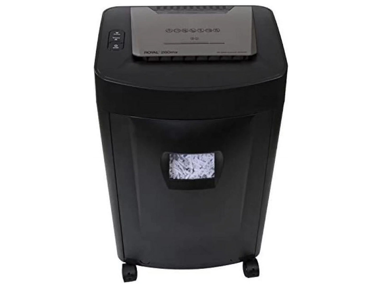 Royal 260MX Paper Shredder - Non-continuous Shredder - Cross Cut - 20 Per Pass - shredding Paper, CD, DVD, Credit Card, Staples - 8.75" Throat - 1 Hour Run Time - 40 Minute Cool Down Time - 8