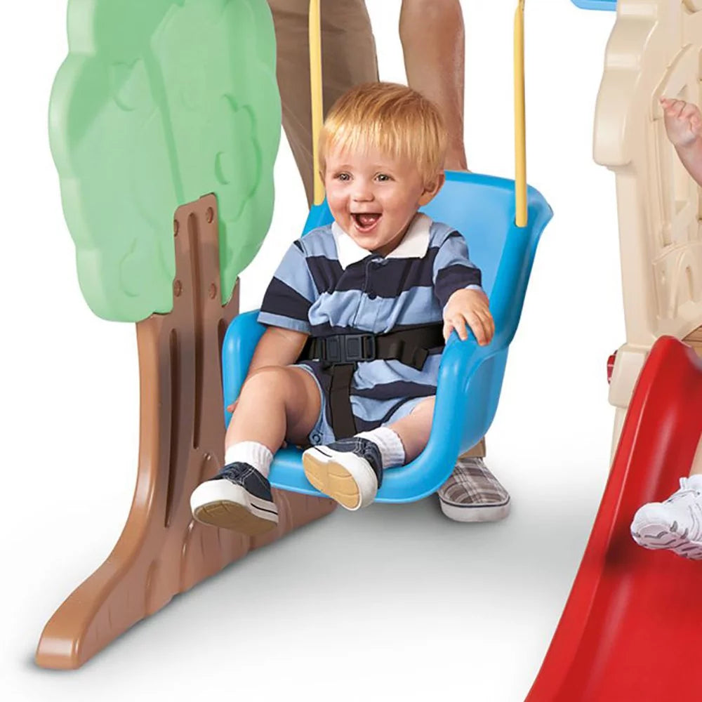Little Tikes Hide and Seek Climber and Swing - Kids Slide Backyard Play Set