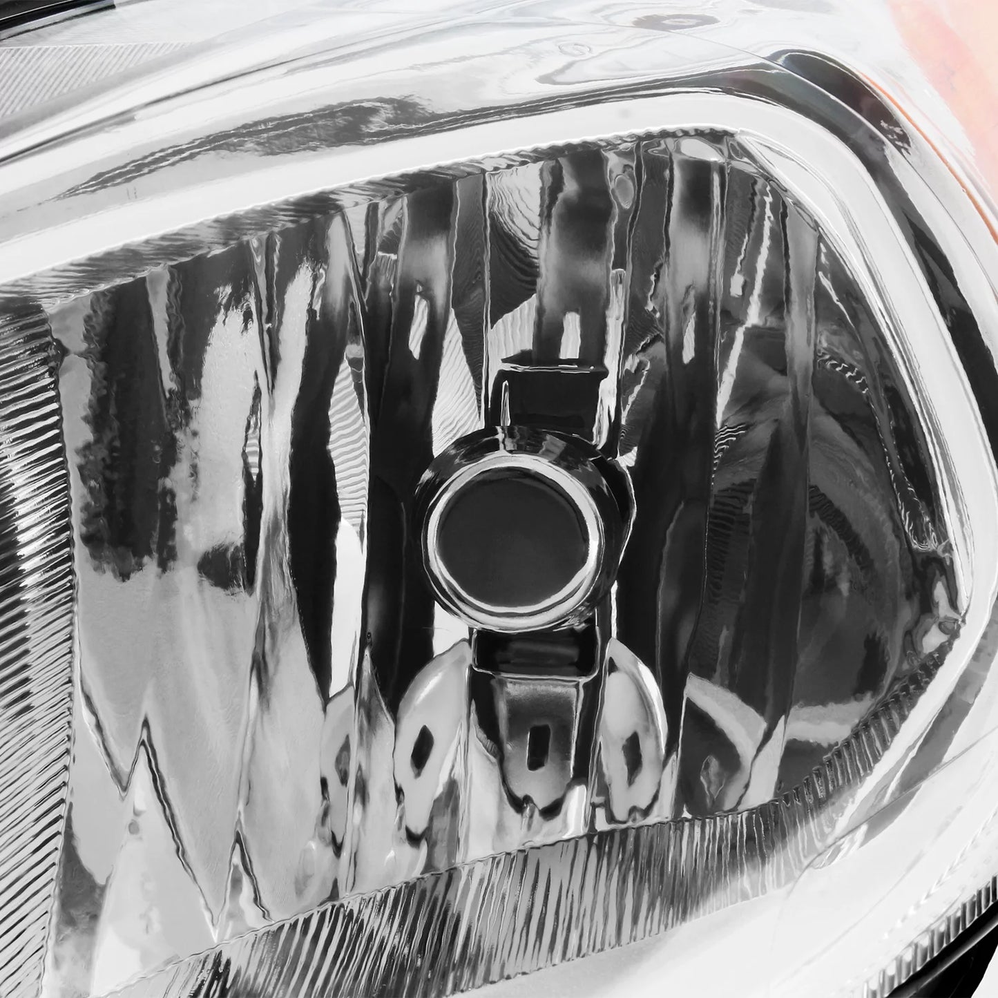 AKKON - Fits 2014 2015 2016 2017 Ford Fiesta Titanium Sedan Hatchback [Halogen Type] Chrome Headlight Driver Left Headlamp