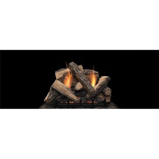 18 in. Stony Creek Refractory Log Set Natural Blaze VF 18 in. Burner - 11 Piece