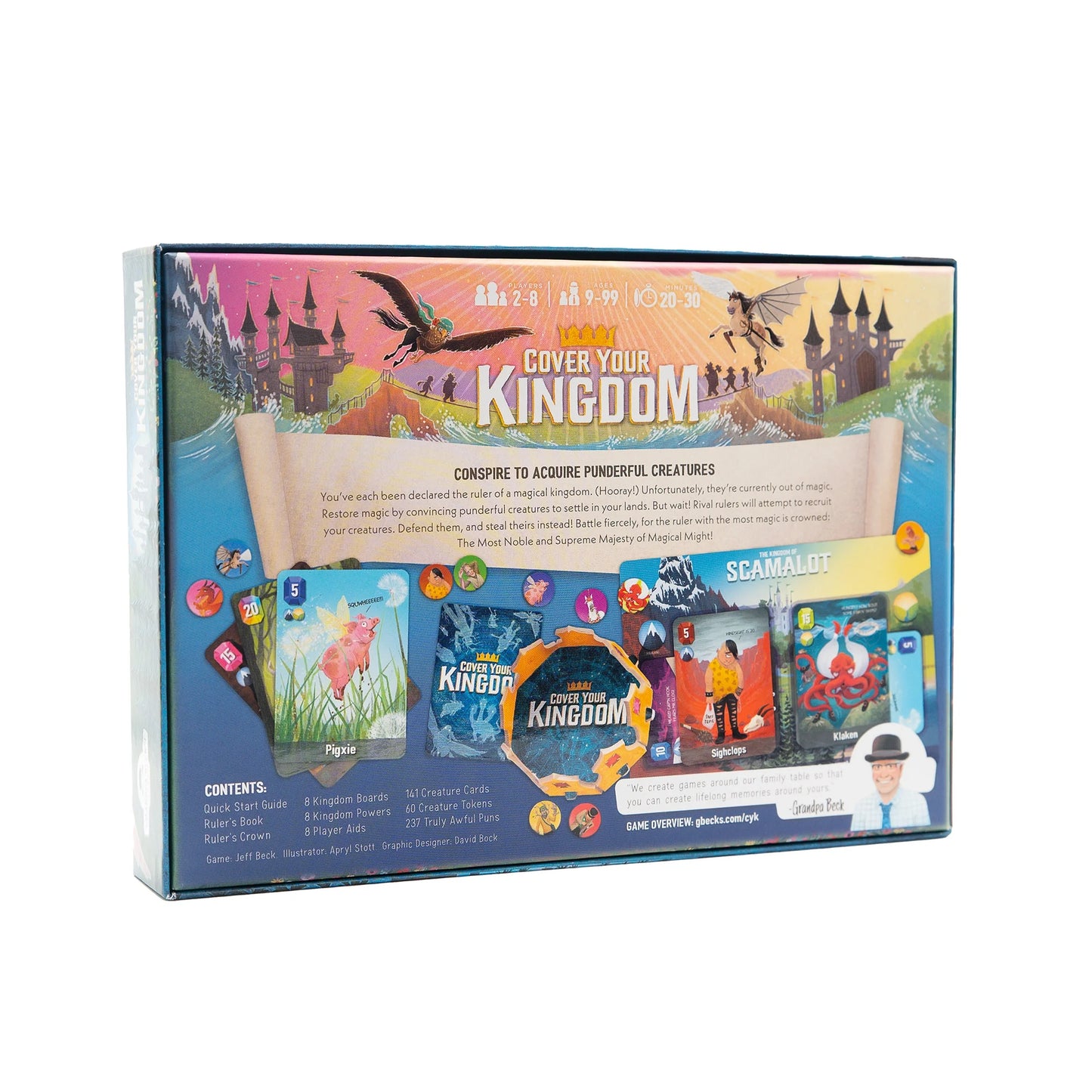 Coating Your Kingdom Board Game, by Grandpa Beck's Games