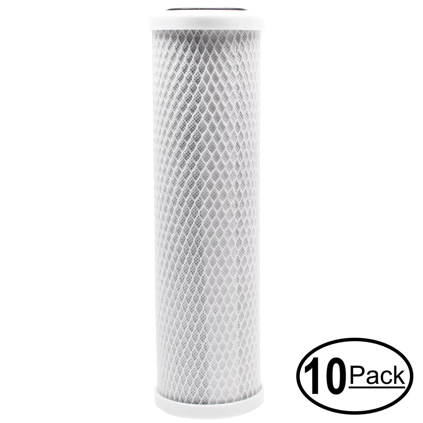 10-Pack Replacement PuROLine PL30T36 Activated Carbon Block Filter - Universal 10 inch Filter PuROLine PL30T36 Three Stage RO System - Denali Pure Brand