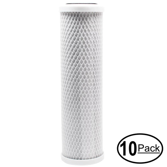 10-Pack Replacement PuROLine PL30T36 Activated Carbon Block Filter - Universal 10 inch Filter PuROLine PL30T36 Three Stage RO System - Denali Pure Brand