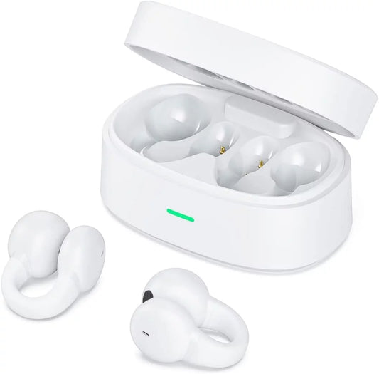 Wireless Ear-Clip TWS Earphones Kyocera DuraForce Pro 3 Phone - Bluetooth Earbuds True Stereo Charging Case Hands-free Mic Headset N8O With DuraForce Pro 3 (2023) Model