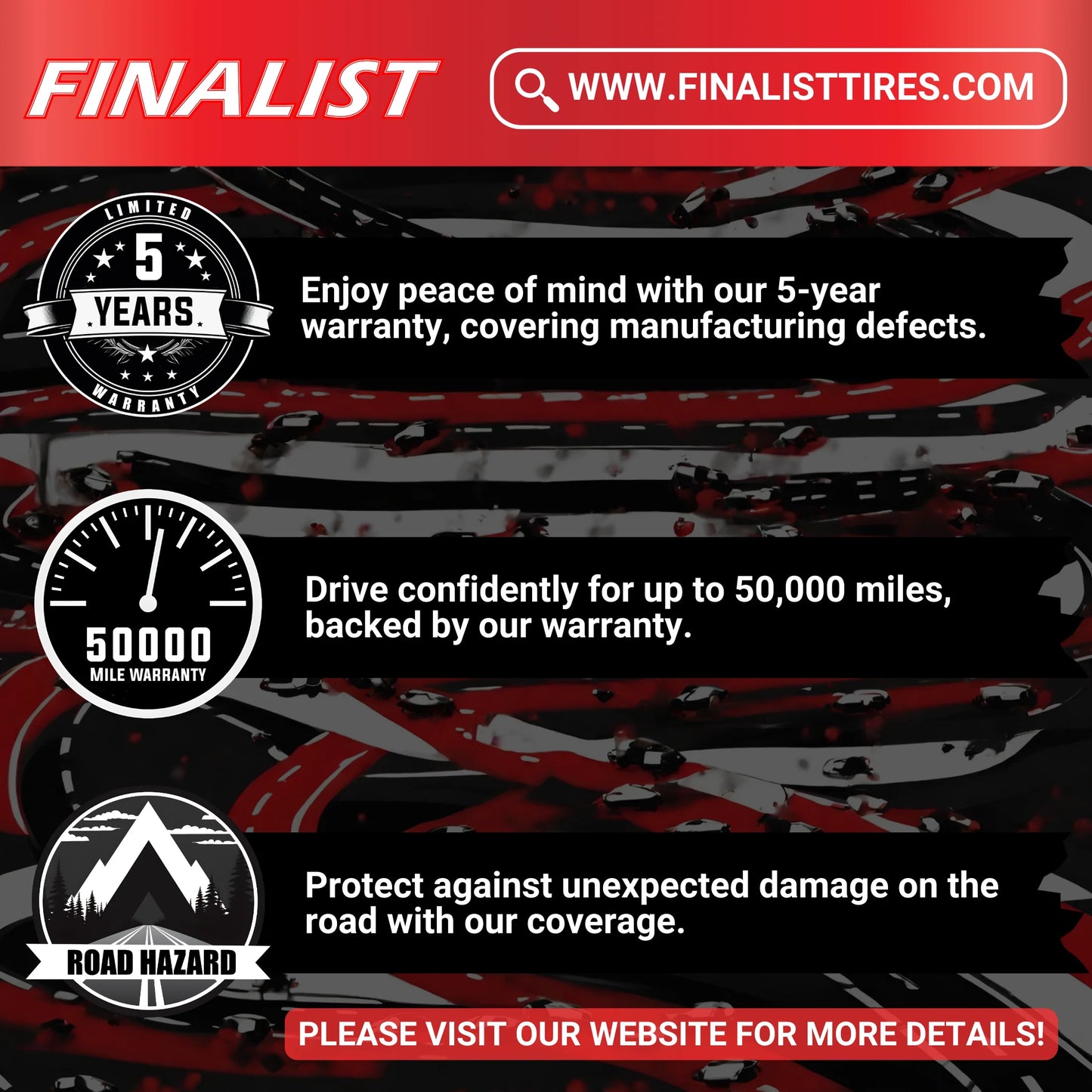 Finalist Terreno A/T LT235/85R16 10 Ply 120R Load Range E SUV Light Truck All Season All Terrain Tire 235/85/16 (Tire Only)