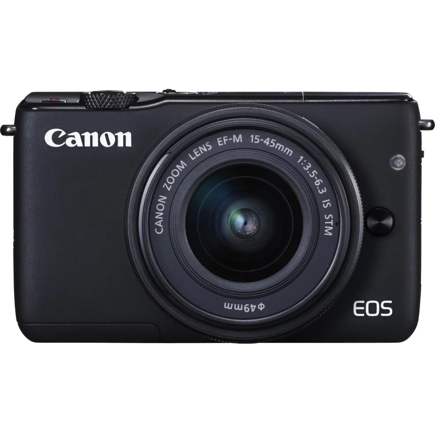 Canon EOS M10 18 Megapixel Mirrorless Camera with Lens, 0.59", 1.77", Black