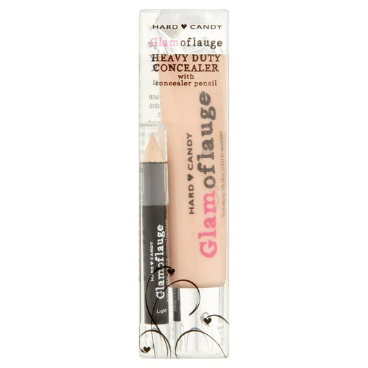 2 PACK HARD CANDY HEAVY DUTTY CONCEALER WITH CONCEALER PENCIL - NUDE BEIGE 1095