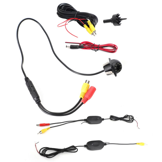 170° HD 8 LED CMOS Car Wireless Backup Rear View Reverse Camera Night View Kit