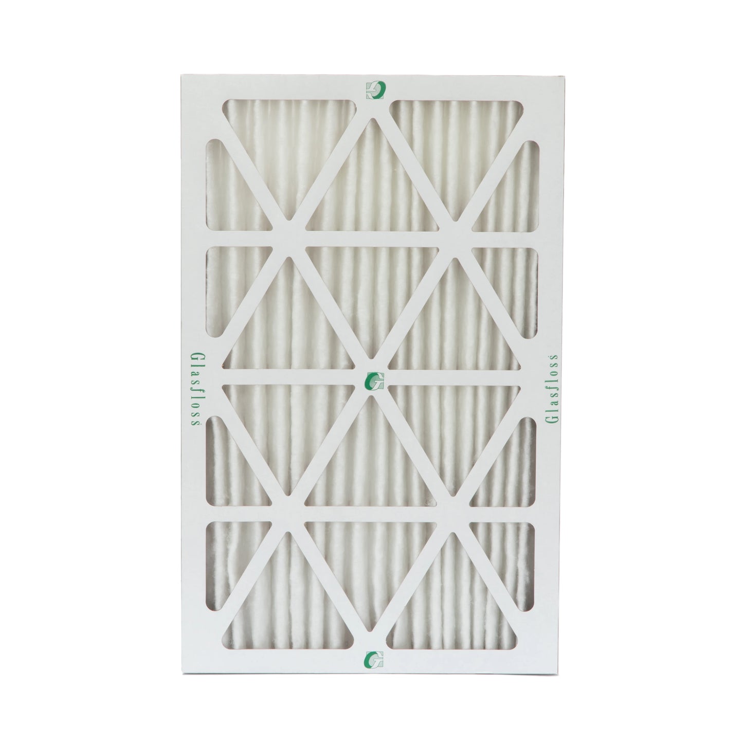 12 Pack of 14x25x2 MERV 10 Pleated 2" Inch Air Filters by Glasfloss. Actual Size: 13-1/2 x 24-1/2 x 1-3/4