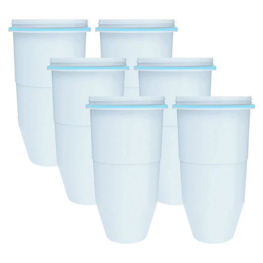6 Pack AQUACREST ZR-017 Replacement ZeroWater® ZR-017 Pitcher Water Filter